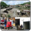 Mobile storage rental applications for disaster relief