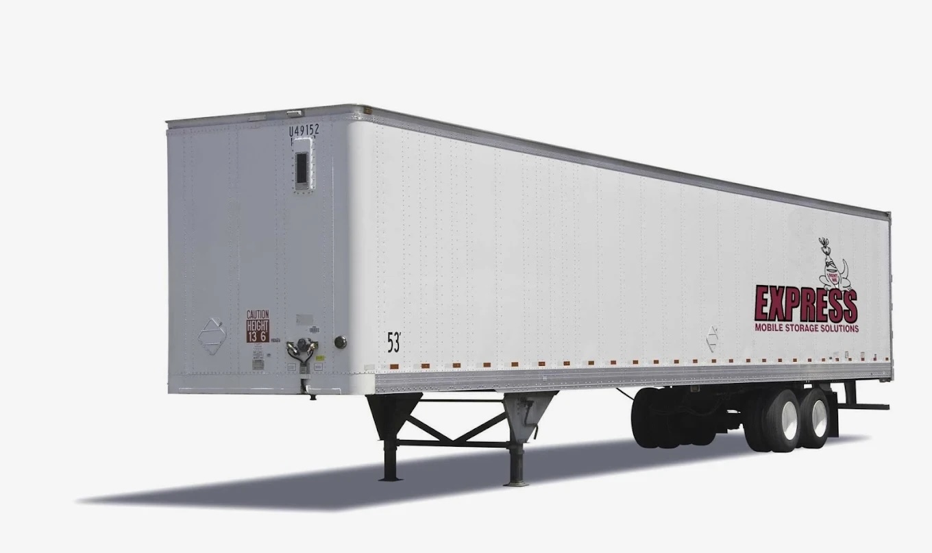 Professional 53' Express Mobile Storage Solutions Trailer - Clean, Secure, Ready for Delivery