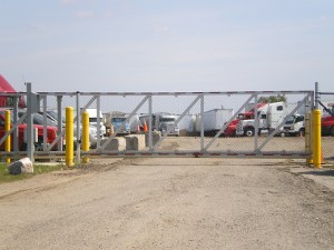 Truck Parking & Trailer Storage Yard with automated gate access